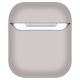 Sand Beige Plain AirPods Cover