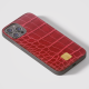 Nucleolus Red Croc iPhone Cover