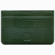 Lower Green Croc Card Holder