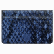 Mangasarians Blue Python Card Holder