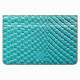 Limit Turquoise Python Card Holder